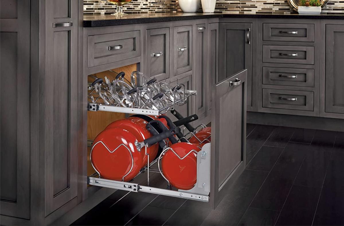 Rev-A-Shelf 21 in 2-Tier Cookware Organizer